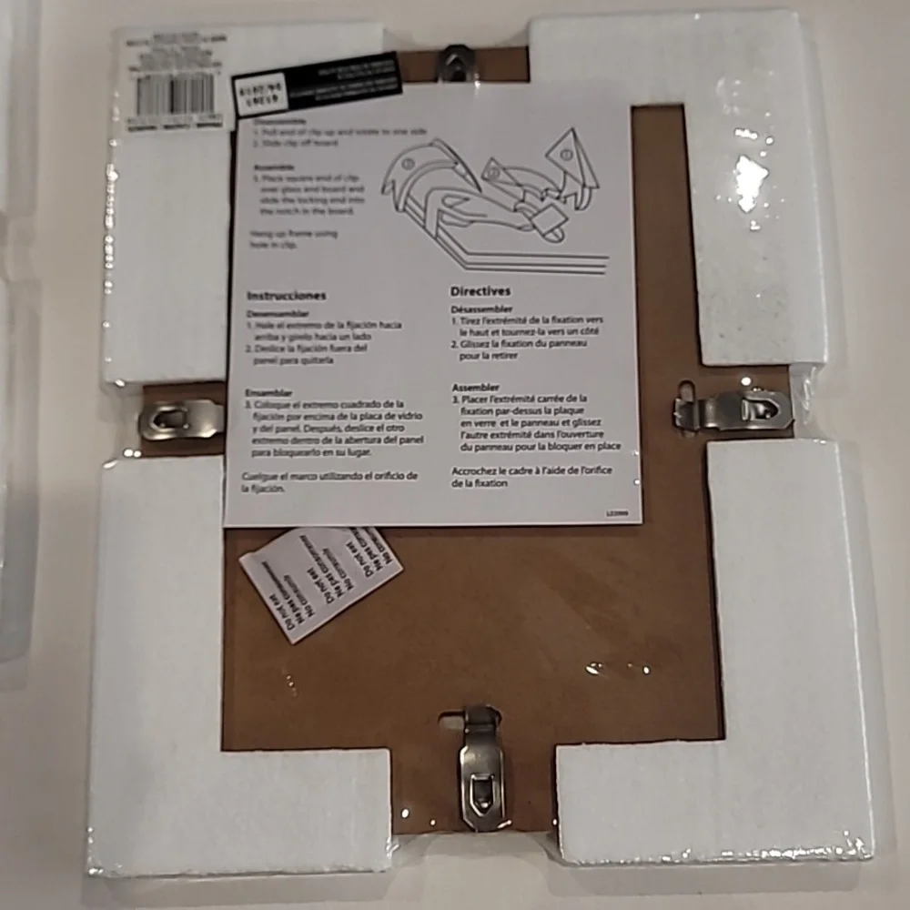 Studio Decor 8X10 Basic Clip Glass Frame Set Of 2
